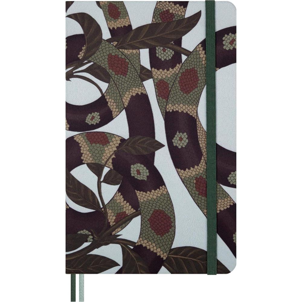 imageMoleskine Limited Edition Year of the Snake 2025 Notebook Hard Cover Large 5quot x 825quot Ruled Leaves 176 pagesChinese