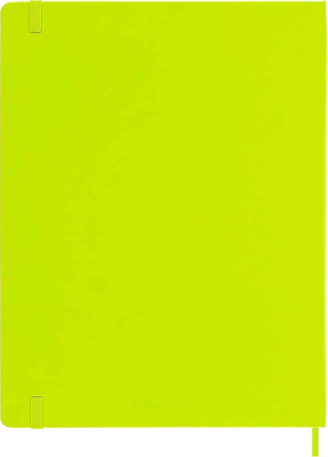 imageMoleskine Classic Notebook Extra Large Ruled Lemon Green Hard Cover 75 X 975