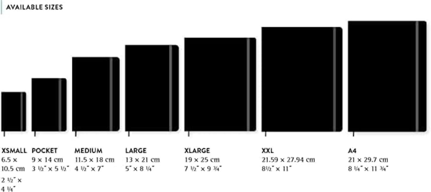 imageMoleskine Classic Notebook Large Plain Lemon Green Hard Cover 5 x 825