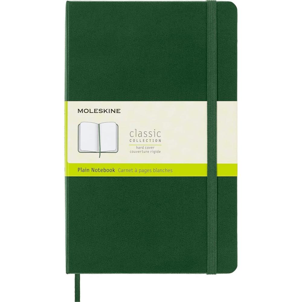 imageMoleskine Notebook Large Plain Myrtle Green Hard 5 x 825