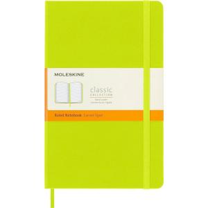 Moleskine Classic Notebook, Hard Cover, Large (5″ x 8.25″) Ruled/Lined, Lemon Green, 240 Pages