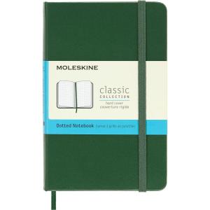 Moleskine Notebook, Pocket, Dotted, Myrtle Green, Hard Cover (3.5 x 5.5)