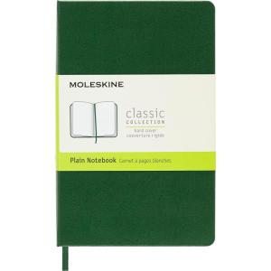 Moleskine Notebook, Pocket, Plain, Myrtle Green, Hard Cover (3.5 x 5.5)