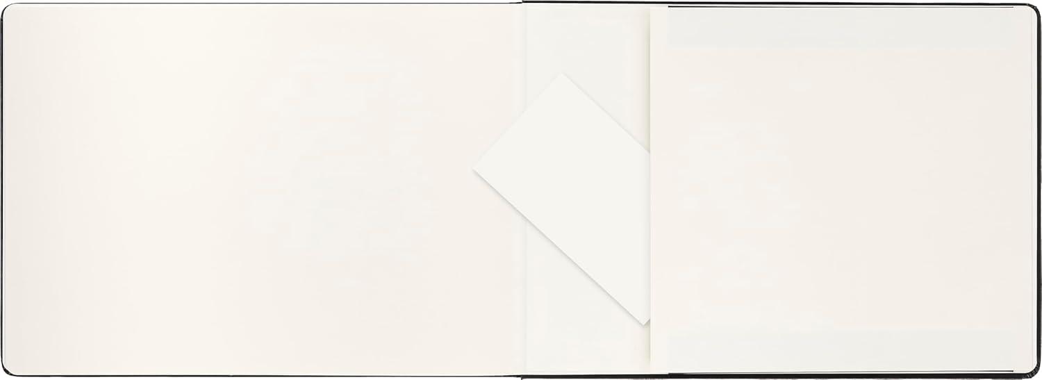 imageMoleskine Art Watercolor Album Hard Cover A4 825quot x 1175quot PlainBlank Black 60 Pages