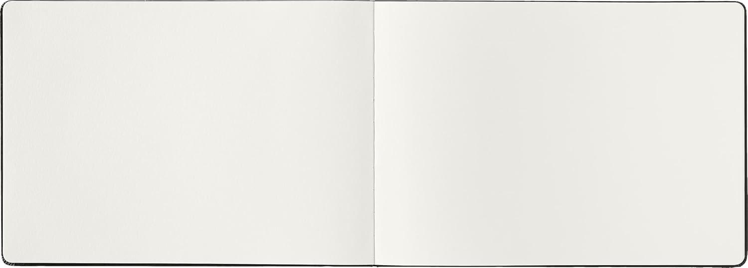 imageMoleskine Art Watercolor Album Hard Cover A4 825quot x 1175quot PlainBlank Black 60 Pages