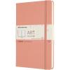 imageMoleskine Art Logbook Hard Cover Large 5quot x 825quot Dotted Coral Pink 160 Pages