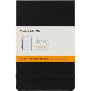 Moleskine Classic Notebook, Hard Cover, Pocket (3.5″ x 5.5″) Ruled/Lined, Black, 192 Pages
