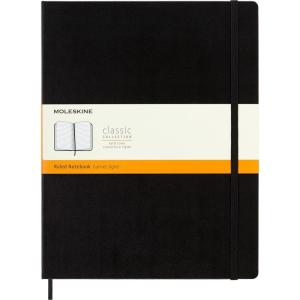 Moleskine Notebook, XXL, Ruled, Black, Hard Cover (8.5 x 11)(XXL)