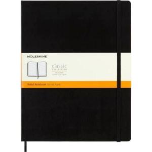 Moleskine Notebook, XXL, Ruled, Black, Hard Cover (8.5 x 11)(XXL (Pack of 12))