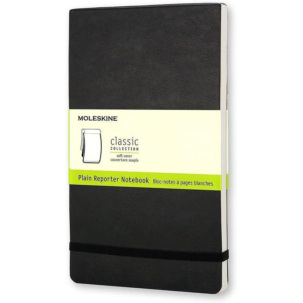 imageMoleskine Classic Notebook Soft Cover Large 5quot x 825quot PlainBlank Black 240 PagesLarge