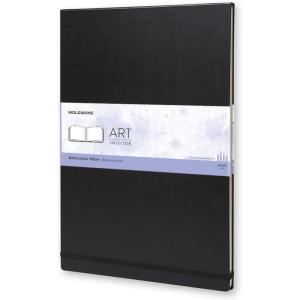 Moleskine Art Watercolor Album, Hard Cover, A3 (11.75″ x 16.5″) Plain/Blank, Black, 60 Pages