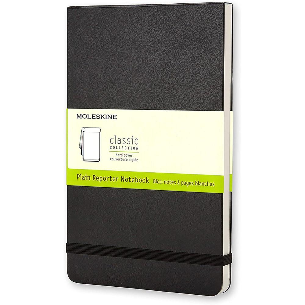 imageMoleskine Classic Notebook Hard Cover Large 5quot x 825quot PlainBlank Black 240 PagesLarge