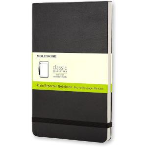Moleskine Classic Notebook, Hard Cover, Large (5″ x 8.25″) Plain/Blank, Black, 240 Pages(Large)