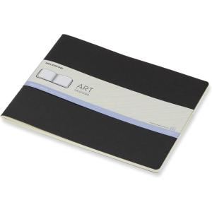 Moleskine Art Sketch Album, Hard Cover, XXL (8.5″ x 11″) Plain/Blank, Black, 88 Pages(Black)