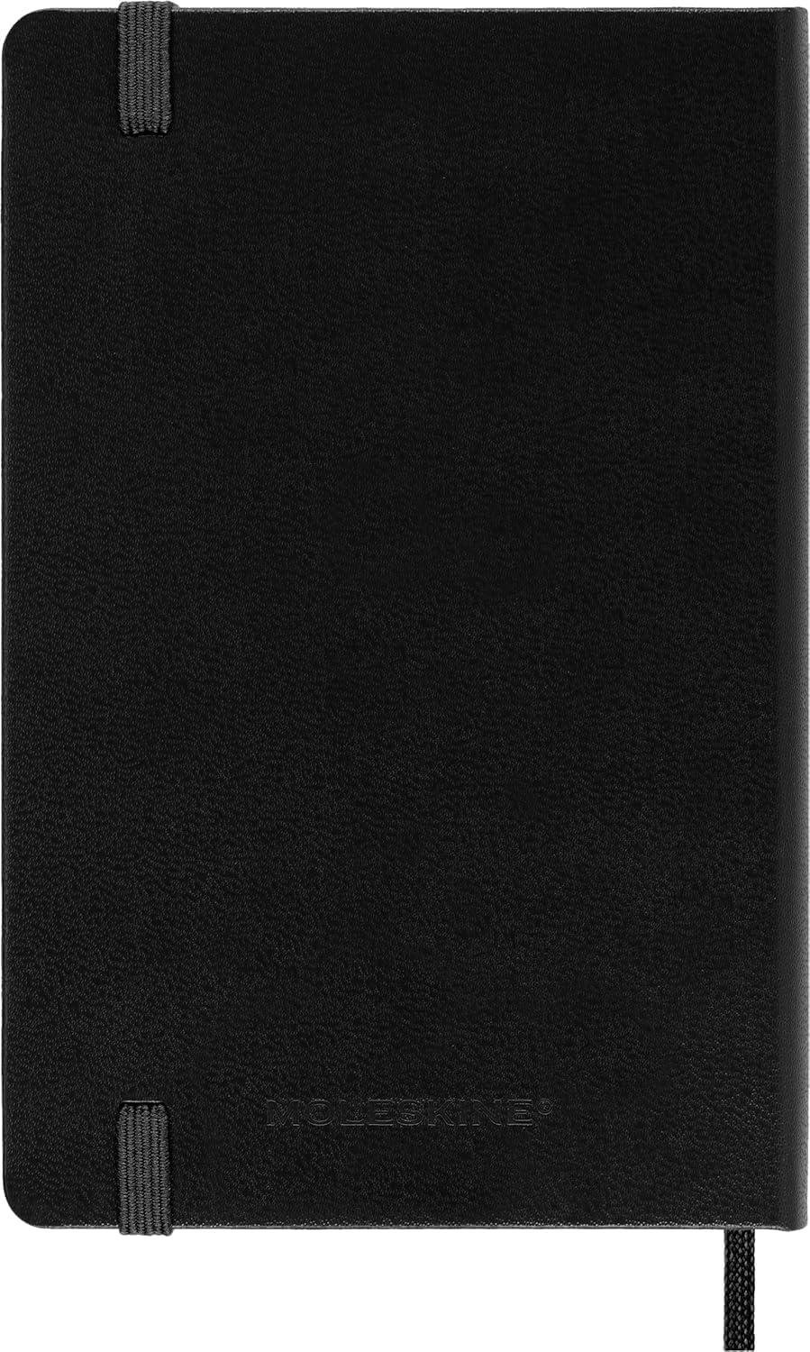imageMoleskine Classic Collection Hard Cover Notebook 1Subject Dotted Rule Black Cover 55 x 35 Sheets