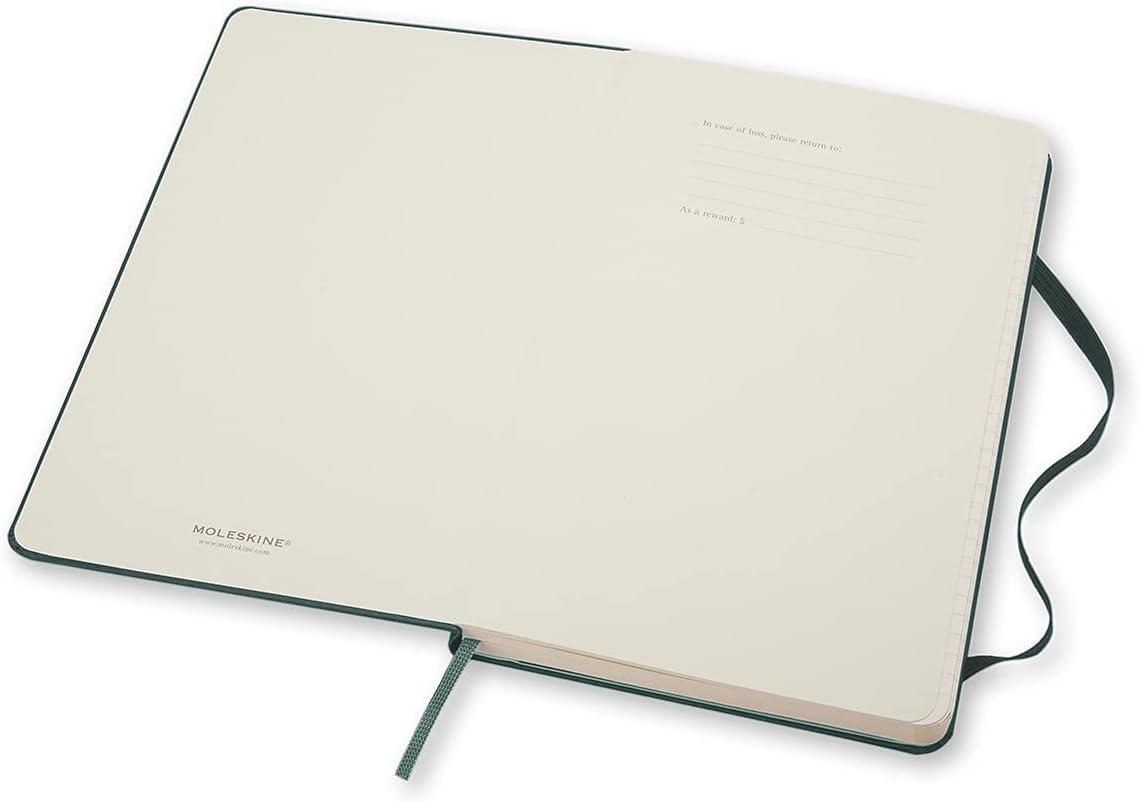 imageMoleskine Classic Notebook Hard Cover Pocket 35 x 55 RuledLined Forest Green 192 Pages