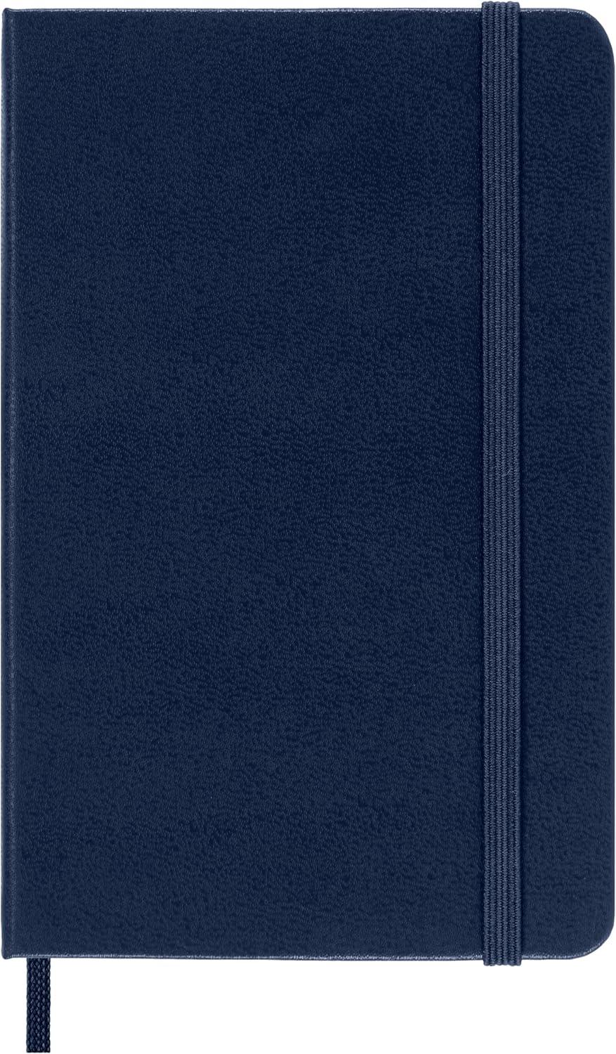 imageMoleskine Classic Notebook Hard Cover Pocket 35 x 55 RuledLined Sapphire Blue 192 Pages