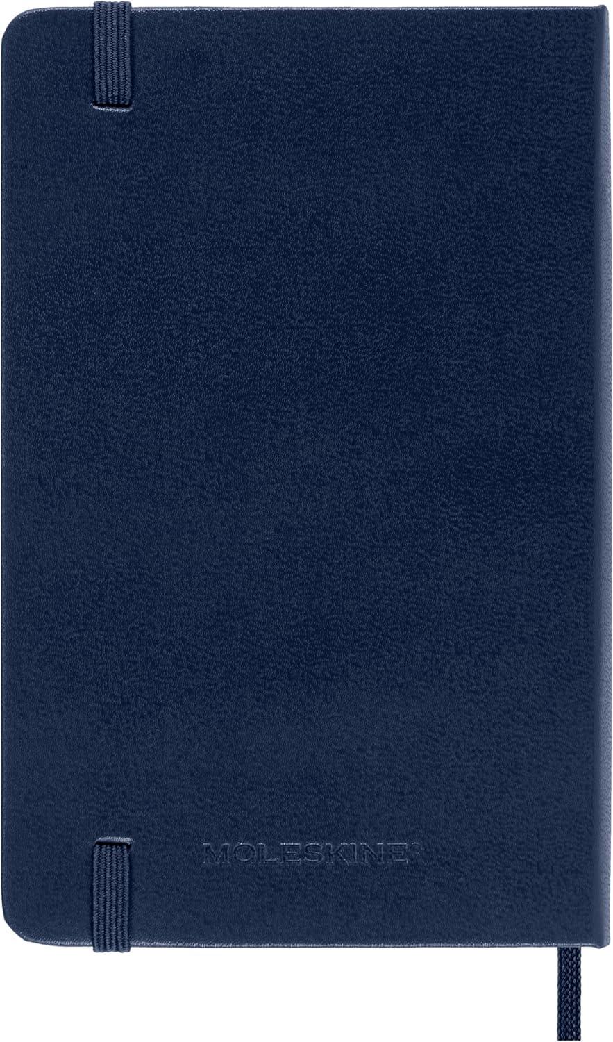 imageMoleskine Classic Notebook Hard Cover Pocket 35 x 55 RuledLined Sapphire Blue 192 Pages