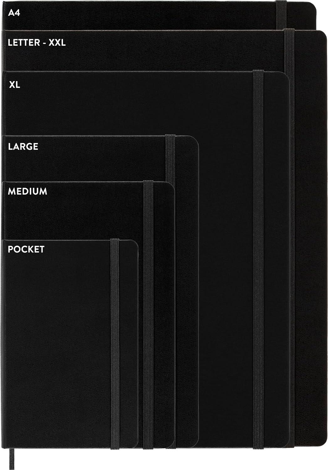 imageMoleskine Classic Notebook Hard Cover Pocket 35 x 55 SquaredGrid Black 192 Pages