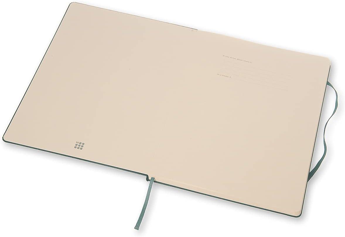 imageMoleskine Classic Notebook Hard Cover XL 75 x 95 RuledLined Forest Green 192 Pages