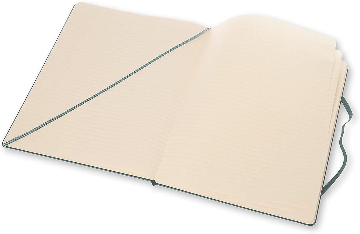 imageMoleskine Classic Notebook Hard Cover XL 75 x 95 RuledLined Forest Green 192 Pages
