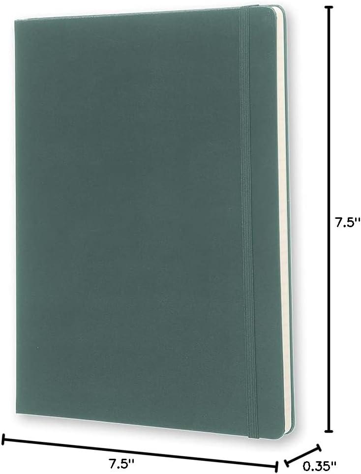 imageMoleskine Classic Notebook Hard Cover XL 75 x 95 RuledLined Forest Green 192 Pages
