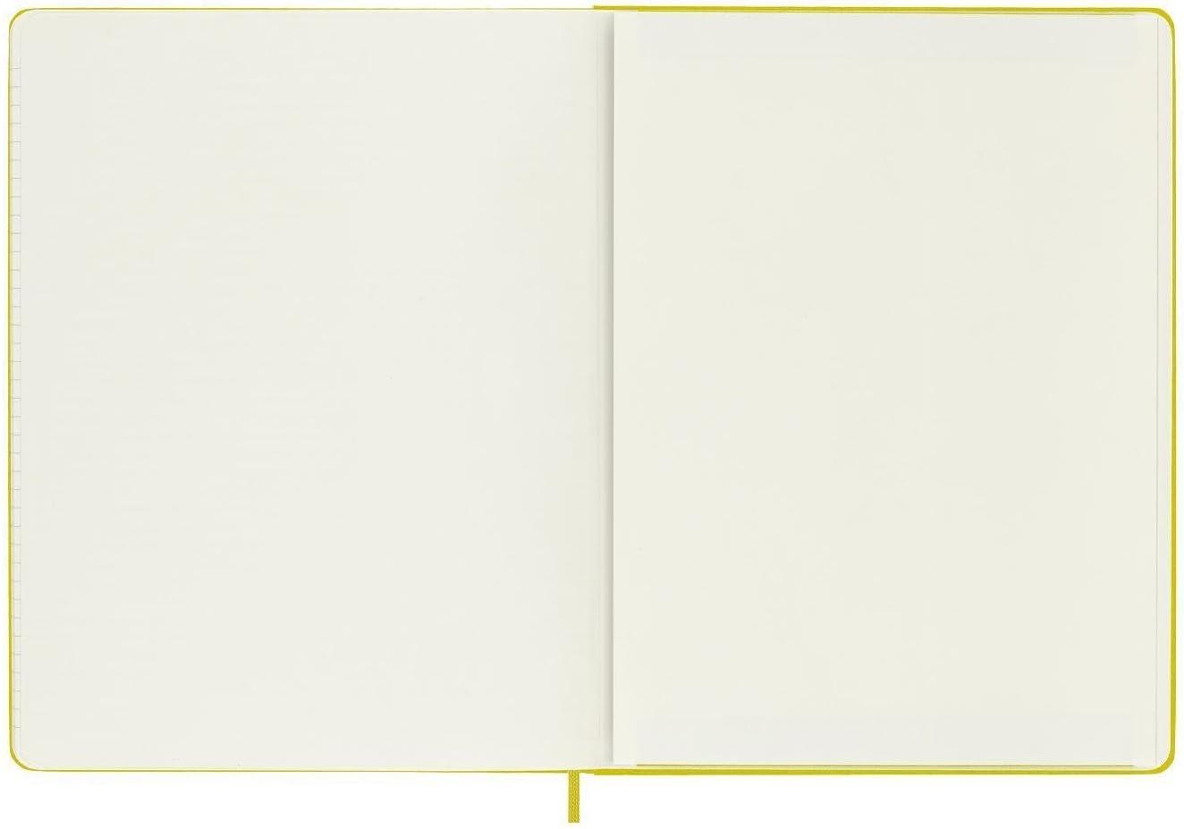 imageMoleskine Classic Notebook Hard Cover XL 75 x 95 RuledLined Hay Yellow Silk 192 Pages
