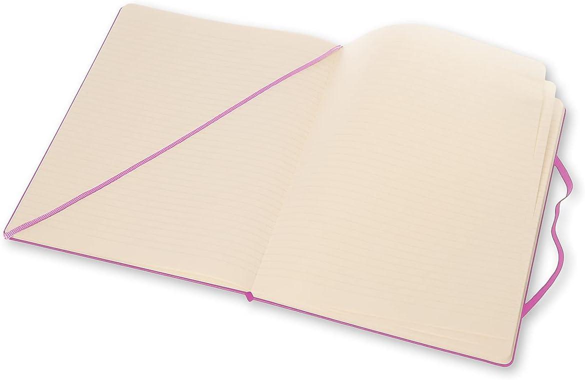 imageMoleskine Classic Notebook Hard Cover XL 75 x 95 RuledLined Magenta 192 Pages