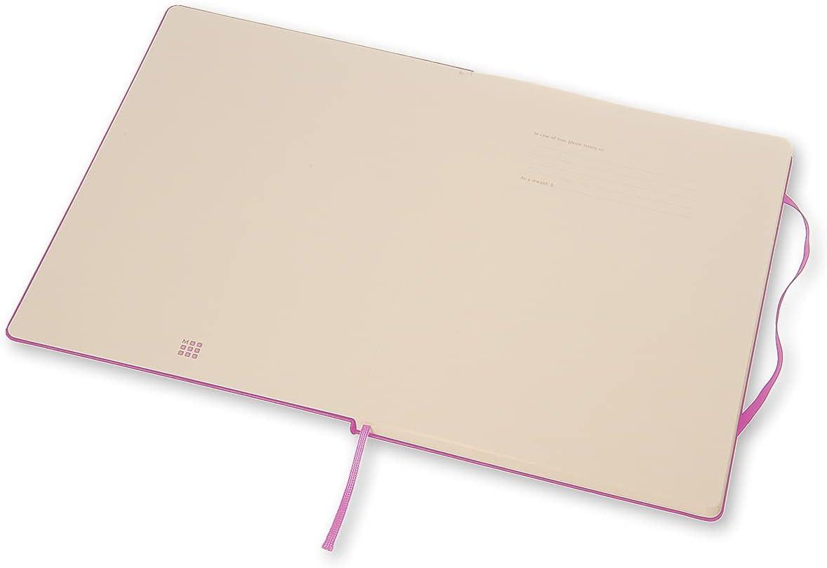 imageMoleskine Classic Notebook Hard Cover XL 75 x 95 RuledLined Magenta 192 Pages