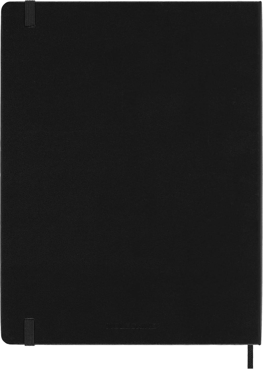 imageMoleskine Classic Notebook Hard Cover XL 75 x 95 SquaredGrid Black 192 Pages