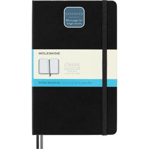 Moleskine Classic Expanded Notebook, Hard Cover, Large (5″ x 8.25″) Dotted, Black, 400 Pages