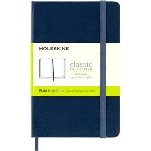 Moleskine Classic Notebook, Hard Cover, Pocket (3.5″ x 5.5″) Plain/Blank, Sapphire Blue, 192 Pages