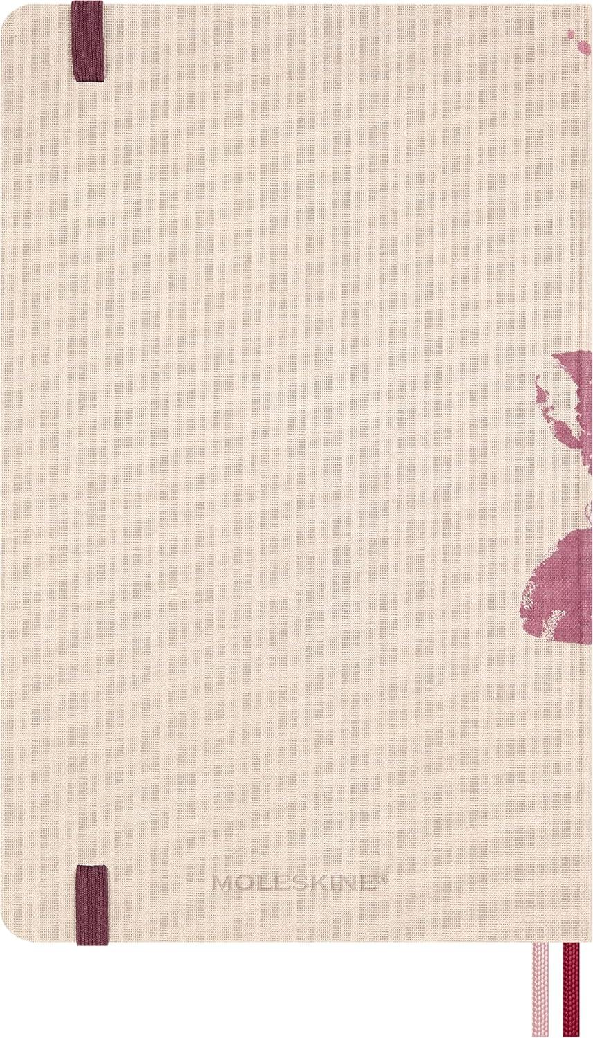 imageMoleskine Limited Edition Sakura 2026 Blossom Notebook Hard Cover Large 5 x 825 RuledLined Pink with Gold Accents 176 pages