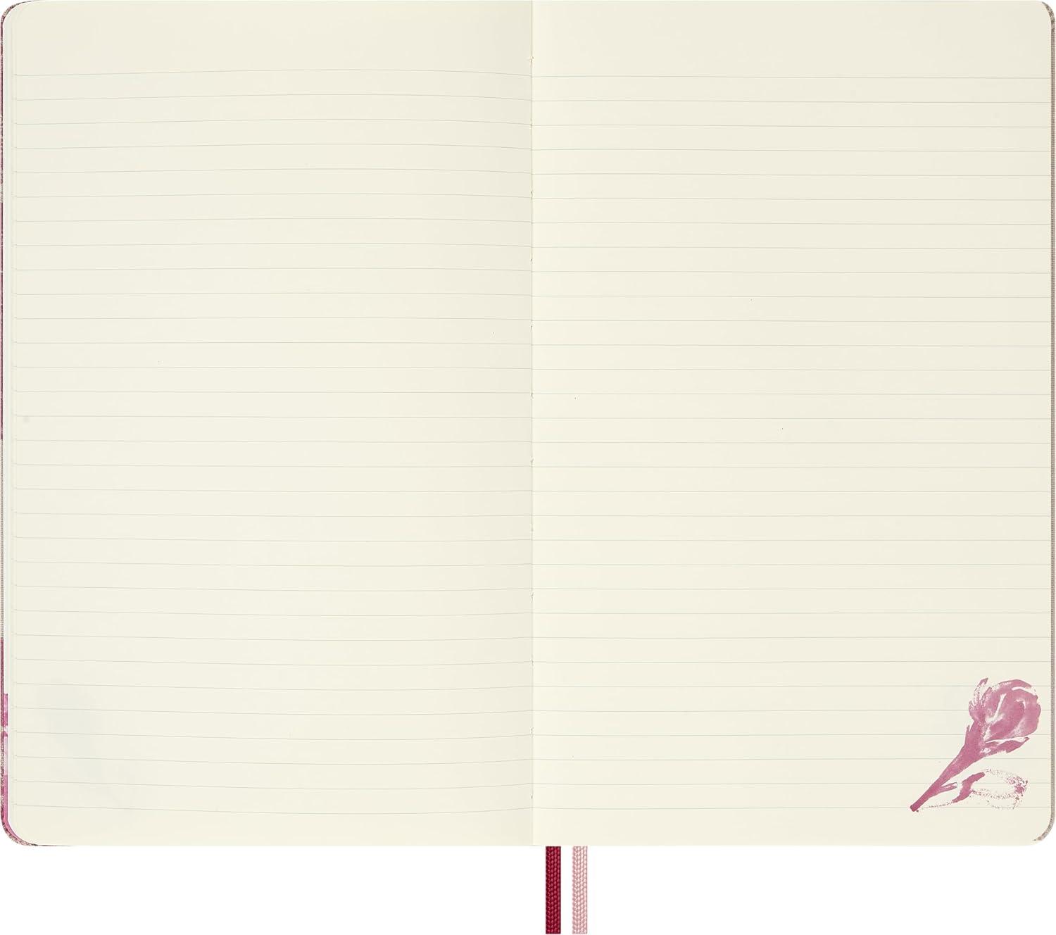 imageMoleskine Limited Edition Sakura 2026 Blossom Notebook Hard Cover Large 5 x 825 RuledLined Pink with Gold Accents 176 pages