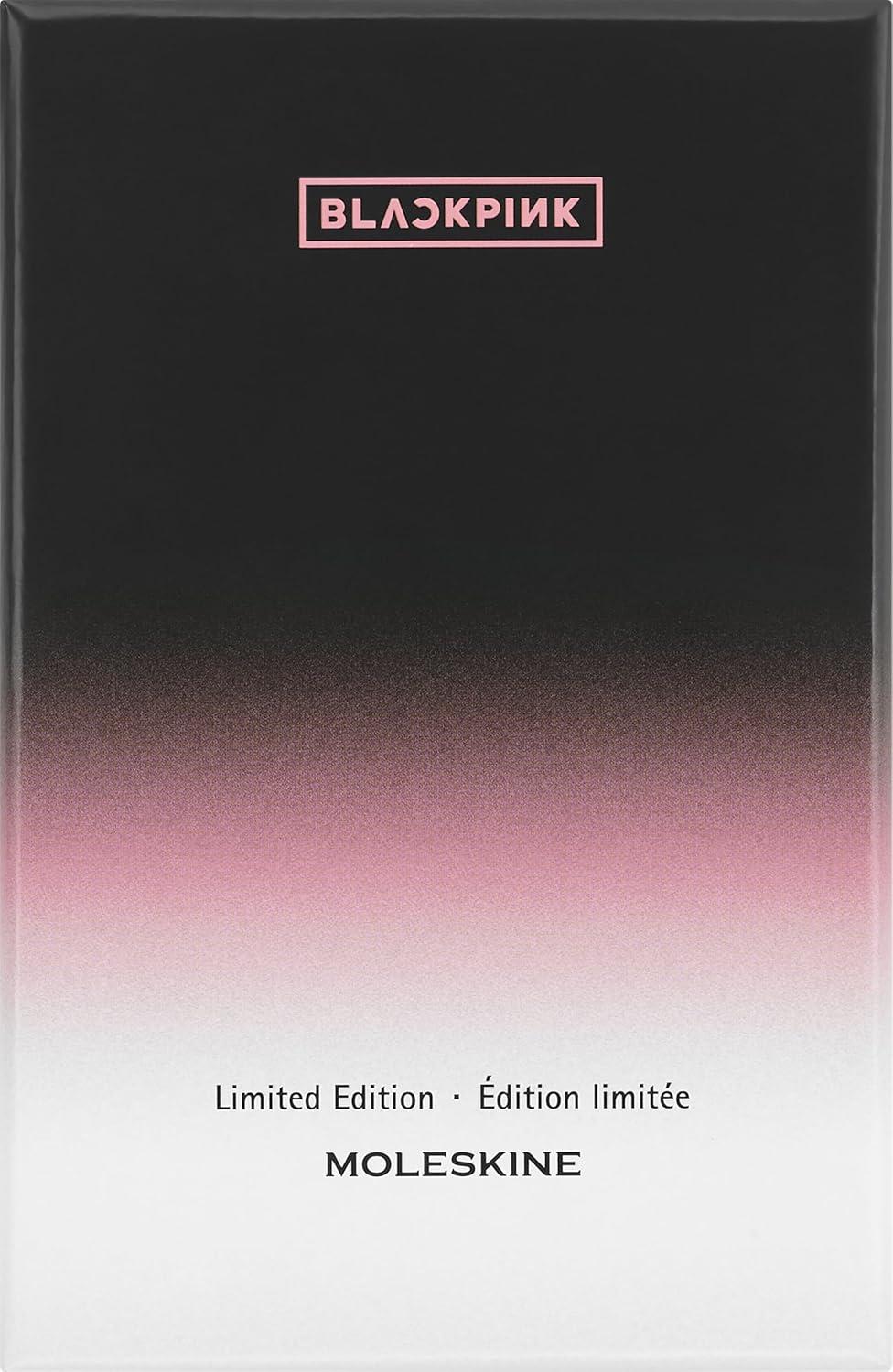 imageMoleskine x BLACKPINK Limited Edition Faux Fur Notebook Hard Cover XS 275 x 4 PlainBlank Black 160 Pages in Gift Box