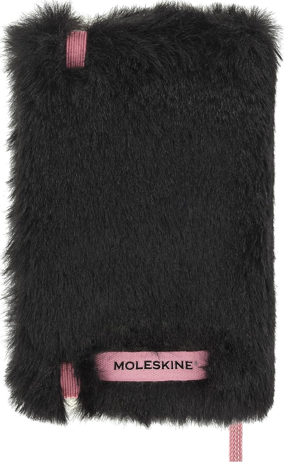 imageMoleskine x BLACKPINK Limited Edition Faux Fur Notebook Hard Cover XS 275 x 4 PlainBlank Black 160 Pages in Gift Box