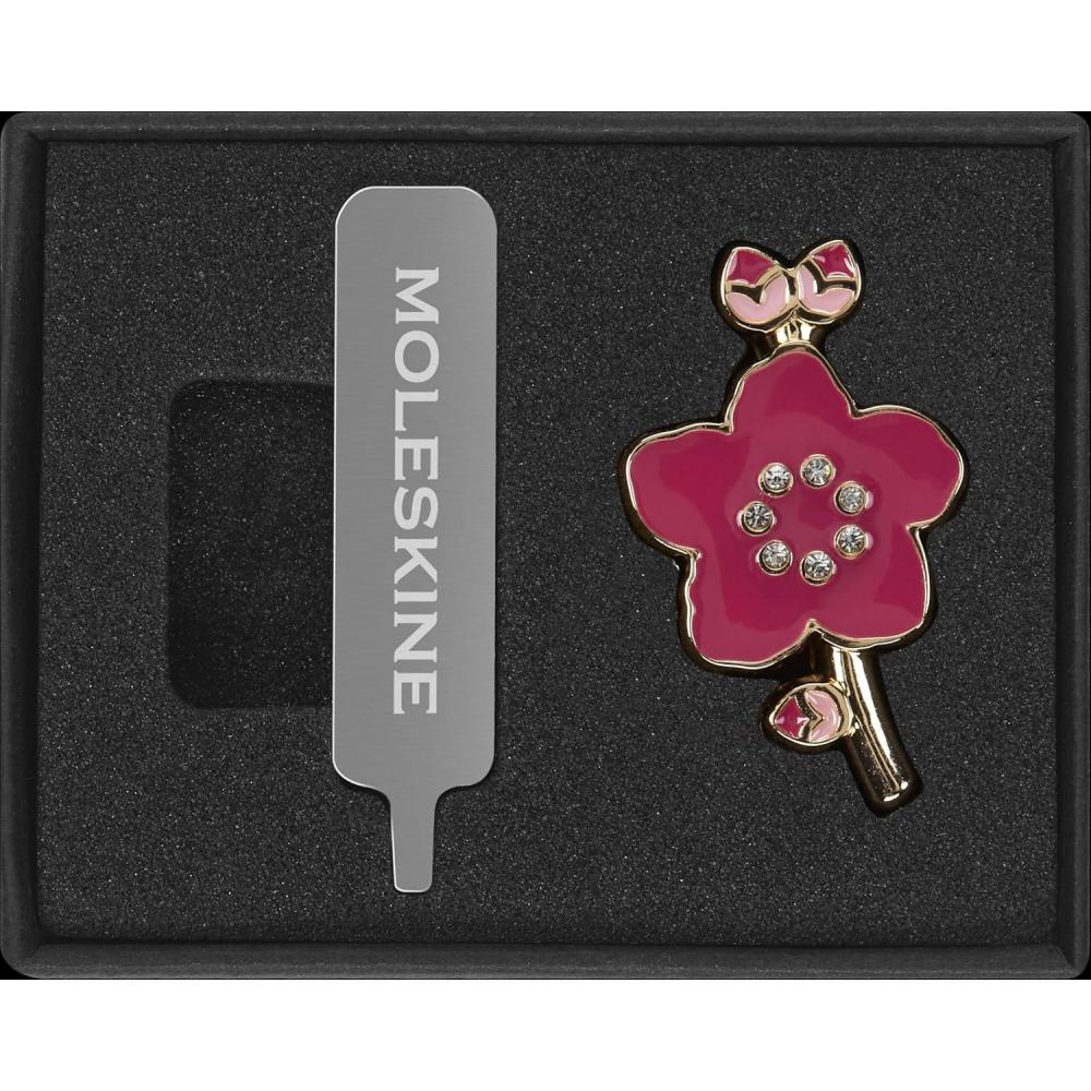 imageMoleskine Limited Edition Sakura 2026 Cherry Blossom Pin PinkGold