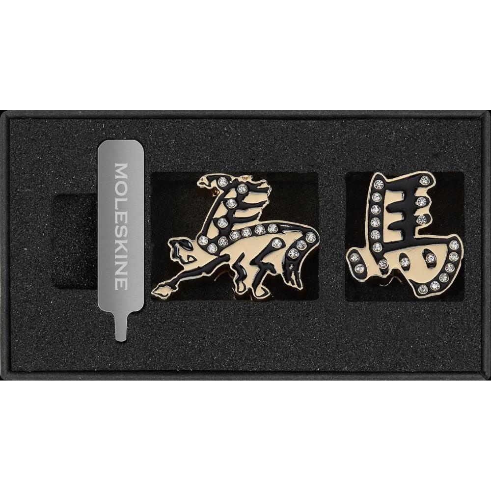 imageMoleskine Limited Edition Year of the Horse 2026 Pin Gold