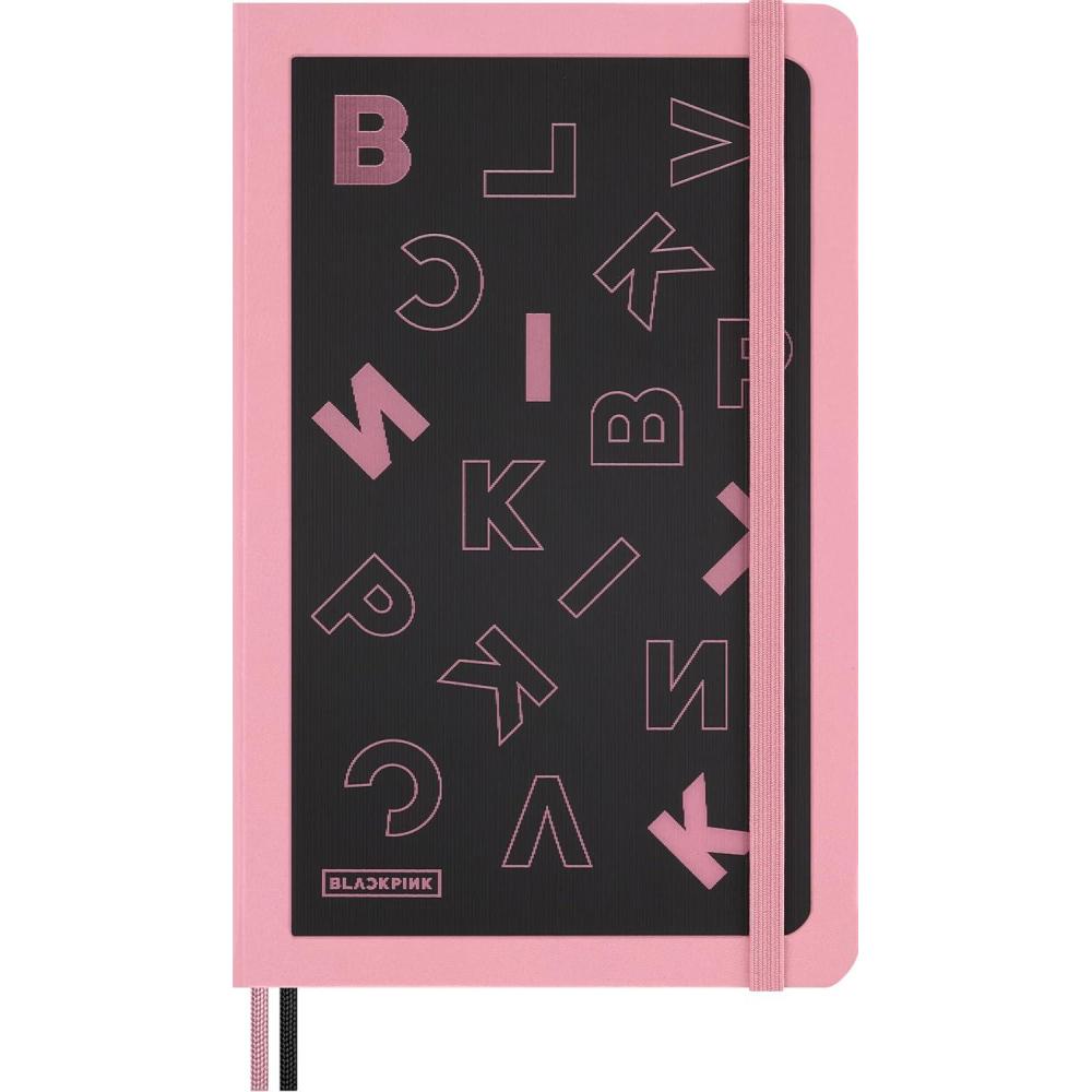 imageMoleskine x BLACKPINK Limited Edition 18Month Weekly Planner 20262027 Hard Cover Large 5 x 825 Black amp Pink 208 Pages Dated July 2026December 2027