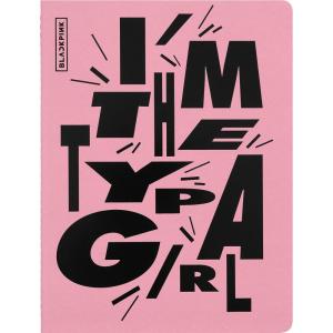 Moleskine x BLACKPINK Limited Edition Cahier Journal, Soft Cover, XL (7.5″ x 9.75″) Plain/Blank, Pink, 120 pages