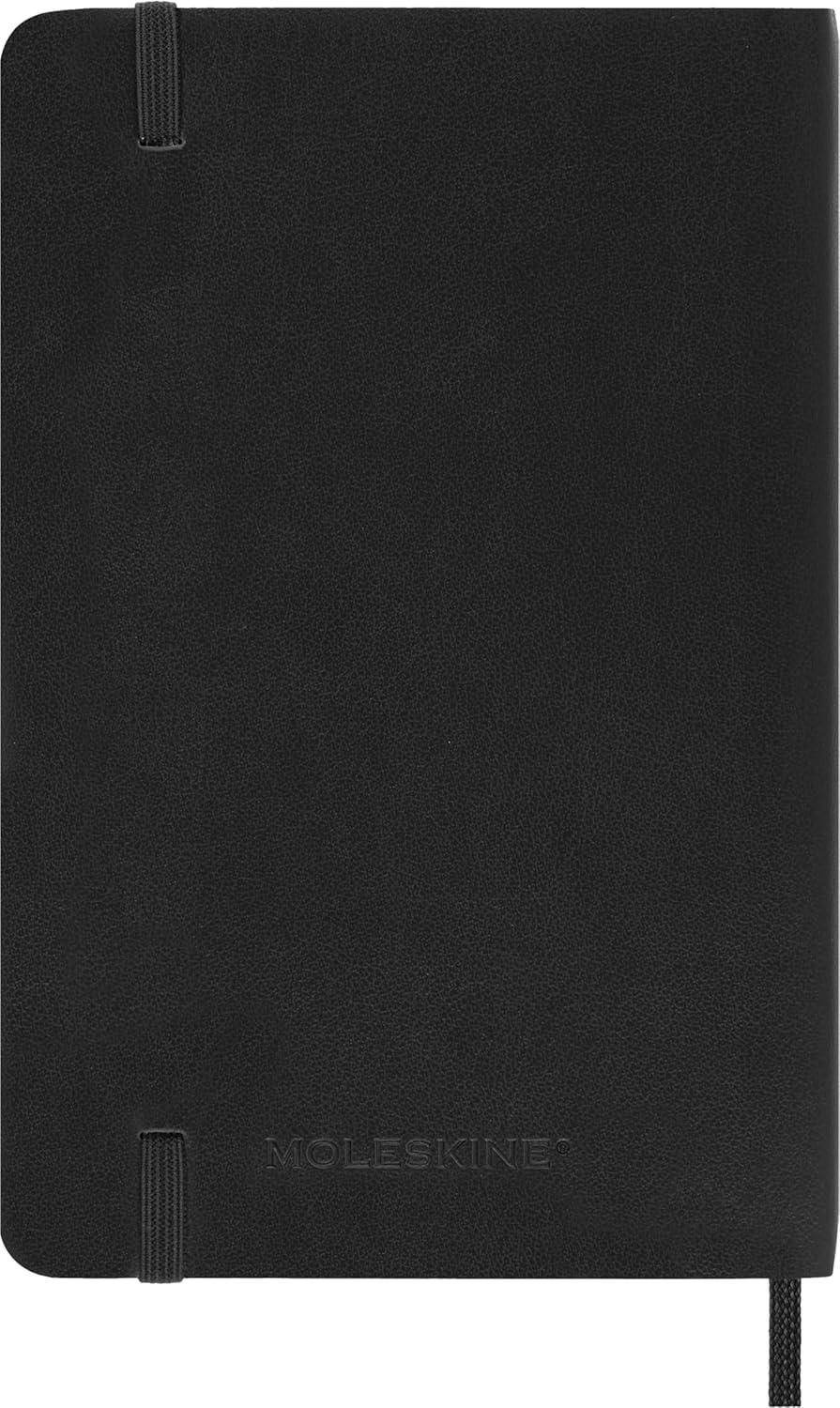 imageMoleskine Classic 18 Month 20262027 Weekly Planner Soft Cover Pocket 35 x 55 Black 208 pages