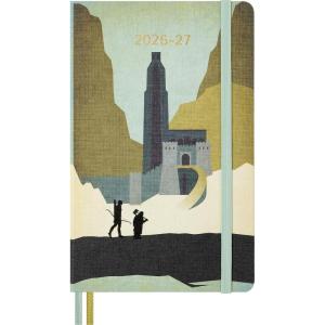 Moleskine Limited Edition The Lord of the Rings 2026–2027 Weekly Planner, 18 Month (Jul 2026–Dec 2027), Hard Cover, Large (5″ x 8.25″), Legolas & Gimli, 208 Pages