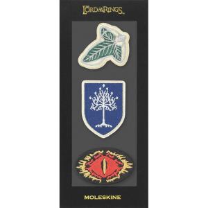 Moleskine Limited Edition The Lord of the Rings Set of 3 Collectible Embroidered Adhesive Patches